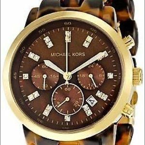 MK Oversized Tortoise Watch